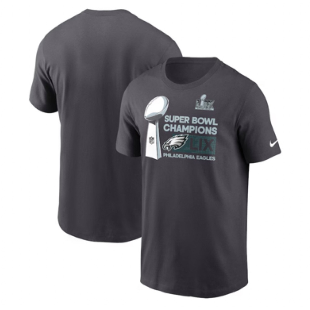 Gray Super Bowl Champions T-Shirt